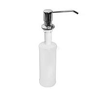 Dozator pentru detergent vase, Laveo, OKD030T, crom, 250 ml, incastrabil, 260x110 mm