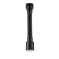 Aerator perlator, Kuchinox CPW 77kD, cu prelungitor flexibil, negru mat