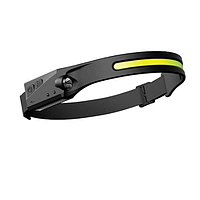 Lanterna de cap LED profesionala, acumulator, senzor de miscare, reincarcabila, lumina laterala, pescuit,
