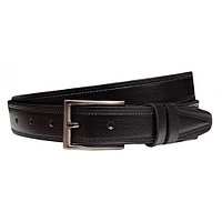 Curea pantaloni barbati din piele naturala cu latime 3.5 cm - Model negru CK220N