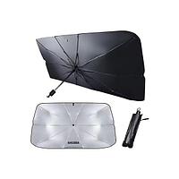 Parasolar pentru parbriz, tip umbrela, cu husa, Negru