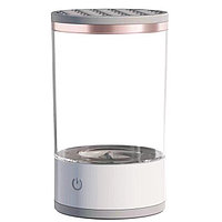Dispozitiv Portabil de Curatare a Pensulelor de Machiaj, Potrivit pentru Pensule de Diferite Dimensiuni, 5V, 7000RPM, Vibratii Sonice, USB, Alb/Transparent, 9x9x16 cm