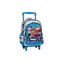 Hot Wheels Runner ghiozdan de grădiniță cu roți, geantă 30 cm
