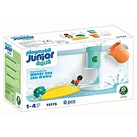 JUNIOR AQUA DEZVOLTARE PRIN JOACA REZERVOR DE APA CU TOBOGAN - PLAYMOBIL JUNIOR (PM71775)