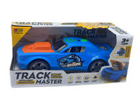 Masinuta Track Master Shark cu lumini, sunete, senzor miscare si efect de impact cu reactie