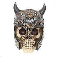 Craniu Decorativ Viking 14cm decorat 360grade Tole 10 Imperial 39026