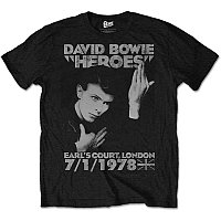 Tricou Oficial David Bowie Heroes Earls Court