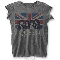 Tricou Oficial Damă Queen Vintage Union Jack