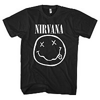 Tricou Oficial Nirvana White Happy Face