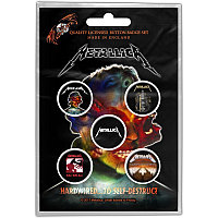 Set Insigne Oficiale Metallica Hardwired to self-destruct