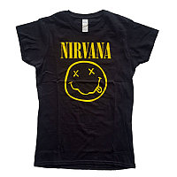 Tricou Oficial Damă Nirvana Yellow Happy Face