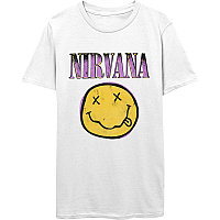 Tricou Oficial Nirvana Xerox Happy Face Pink