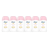 Set 6 x Deodorant Stick Dove Woman 40ml, Powder Soft, Anti-urme albe, revirgorant, prospetime de durata,