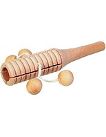 Instrument muzical cu 4 bile din lemn goki