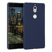 Husa pentru NOKIA 7, bumper silicon soft flexibil, Bleumarin, TVS061