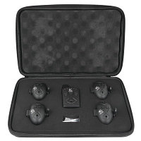 Set avertizoare wireless cu vibratie Baracuda RF5618, 4 buc/set si receptor, negru