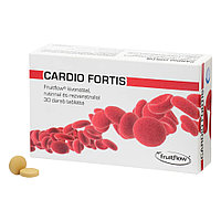 Tablete pentru flux sanguin sanatos cu extract de fruitflow, rutina si resveratrol Cardio Fortis 30 buc