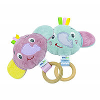 Jucarie pentru bebelusi BabyJem Elephant Toy (Culoare: Roz)