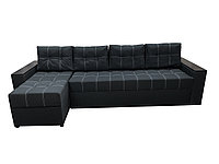 Canapea de colț Comfort plus 3m (negru, 300x150 cm) IMI