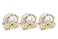 Set 3 cutii pentru flori de Paste - CD1096