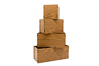 Set 4 cutii decorative din lemn - CD1117