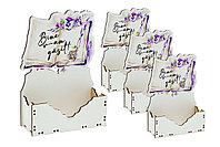 Set 4 cutii decorative pentru flori design scolar, Producator cutii de flori