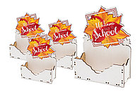 Set 4 cutii decorative pentru flori design scolar, Producator cutii de flori