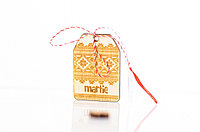 Set 5 martisoare lemn, Mozaic - M1016