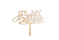 Cake Topper aniversar - It's my birthday - CT1072