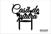 Cake Topper nunta Casa de piatra - CT1045