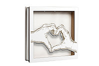 Caseta decorativa pentru licheni - 2 Maini - CDL1038