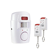 Alarma wireless cu 2 telecomenzi si senzor de miscare cu infrarosu