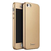 Husa Apple iPhone 6/6S IPAKY Full Cover 360 Auriu + Folie Cadou