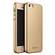 Husa Apple iPhone 7 IPAKY Full Cover 360 Auriu + Folie Cadou - foto 1 - id-p92247578