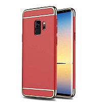 Husa Samsung Galaxy S9 Plus Luxury Plating 3 in 1 Rosu