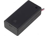 SBH-9VA Suport baterie 9V 6F22 6LR61 x1buc cu terminal cablu 150mm Fara intrerupator COMF