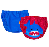 Set 2 chilotei de baie impermeabili, zoocchini, protectie upf50+, marime l, 24-36 luni â shark