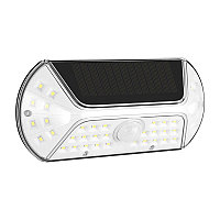 Aplica solara LED SMD pentru perete Flippy, cu senzor de miscare, dreptunghiulara, IP44, luminozitate mare 40