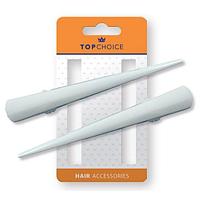 Set de 2 agrafe albe tip cioc, Top Choice 25105