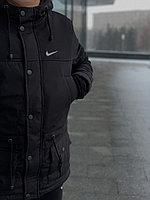 Park Men's Winter Nike (Nike) UP - 30*C Black | Geacă de sport caldă | Jacheta jos | Calitate superioară