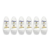Set 6 x Deodorant Roll-On Dove Invisible Dry, With Moisturising Cream, Anti White Marks, 48h protectie, 50 ml