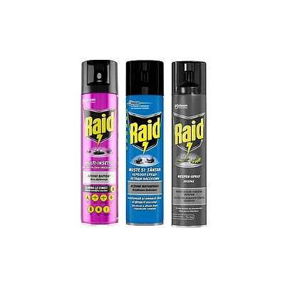 spray anti insetto raid