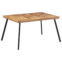 Masă de sufragerie, 148x97x76 cm, lemn masiv de tec