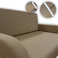 Capac de canapea. Makarna. Maro (cea mai mare densitate de 270 g/m²)