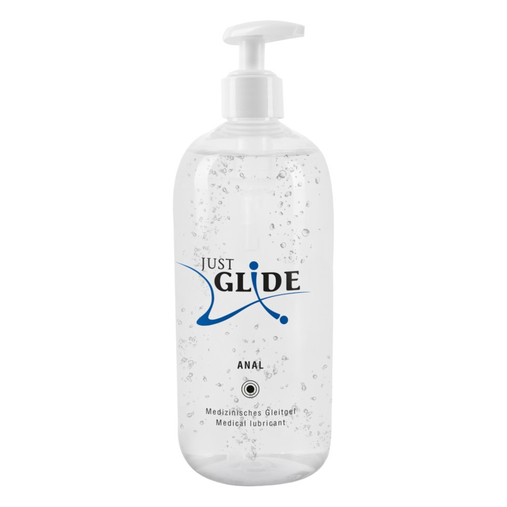 Lubrifiant pe baza de apa Just Glide anal 500 ml - foto 1 - id-p92782916