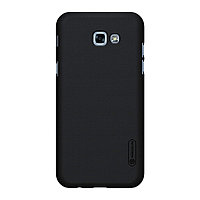 Husa Samsung Galaxy A3 2017 Nillkin Frosted Shield Negru + Folie de protectie