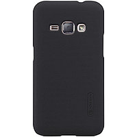 Husa de protectie pentru Samsung Galaxy J1 2015 Nillkin Frosted Shield Negru + Folie de protectie