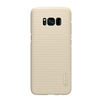 Husa Samsung Galaxy S8 Nillkin Frosted Shield Auriu + Folie de protectie