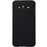 Husa Samsung Galaxy A8 2015 Nillkin Frosted Shield Negru + Folie de protectie