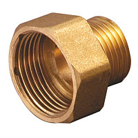 Prelungitor cu reductie hexagonala din bronz, 1" x 1"